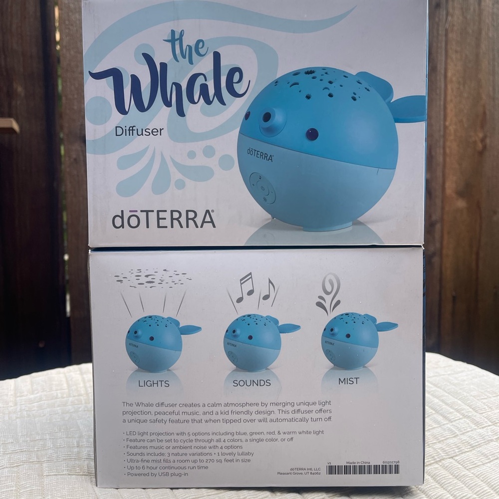 doTERRA Whale Diffuser in Light Blue